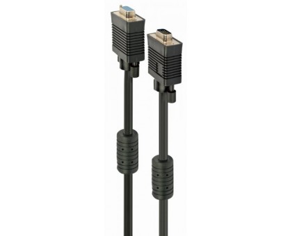 Подовжувач Cablexpert CC-PPVGAX-10-B, преміум якість, VGA HD15M папа /HD15F мама, подвійно-екранований, з 2-ма феритами, 3 м, чорний Подовжувач Cablexpert CC-PPVGAX-10-B, преміум якість, VGA HD15M папа /HD15F мама, подвійно-екранований, з 2-ма феритами, 3 м, чорний