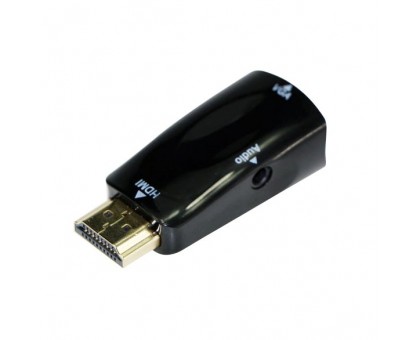 Перетворювач цифрового HDMI сигналу в VGA відео Cablexpert A-HDMI-VGA-02 Перетворювач цифрового HDMI сигналу в VGA відео Cablexpert A-HDMI-VGA-02