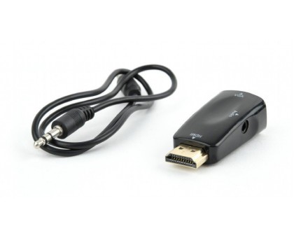 Перетворювач цифрового HDMI сигналу в VGA відео Cablexpert A-HDMI-VGA-02 Перетворювач цифрового HDMI сигналу в VGA відео Cablexpert A-HDMI-VGA-02