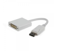 Адаптер-перехідник DisplayPort на DVI Cablexpert A-DPM-DVIF-002-W
