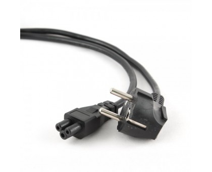 Кабель силовий Cablexpert PC-186-ML12, CEE7/7-C5 довжина 1.8 м, сертифікований VDE, для ноутбука, 3 *0.75 мм кв Кабель силовий Cablexpert PC-186-ML12, CEE7/7-C5 довжина 1.8 м, сертифікований VDE, для ноутбука, 3 *0.75 мм кв