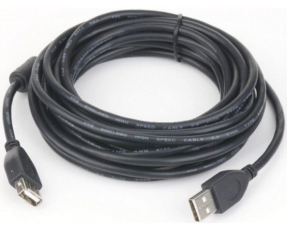 Подовжувач Cablexpert CCF-USB2-AMAF-10, преміум якість USB 2.0 A-тато/A-мамо, 3 м., з феритовою серцевиною Подовжувач Cablexpert CCF-USB2-AMAF-10, преміум якість USB 2.0 A-тато/A-мамо, 3 м., з феритовою серцевиною