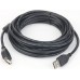 Подовжувач Cablexpert CCF-USB2-AMAF-10, преміум якість USB 2.0 A-тато/A-мамо, 3 м., з феритовою серцевиною