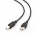 Кабель Cablexpert CCP-USB2-AMBM-6, преміум якість USB 2.0 A-папа/B-папа, 1.8 м.