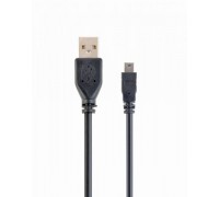 Кабель Cablexpert CCP-USB2-AM5P-1, MiniUSB преміум якість, USB 2.0 A-тато/міні USB 2.0 5-пін, 30 cм.