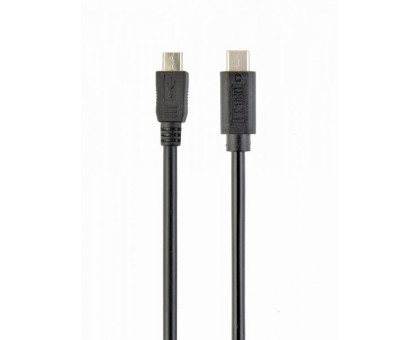 Кабель Cablexpert CCP-USB2-mBMCM-1M, преміум якість USB 2.0 Micro BM-тато/C-тато, 1 м. Кабель Cablexpert CCP-USB2-mBMCM-1M, преміум якість USB 2.0 Micro BM-тато/C-тато, 1 м.