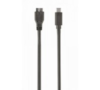 Кабель Cablexpert CCP-USB3-mBMCM-1M, преміум якість USB 3.0 Micro BM-папа/C-папа, 1 м.
