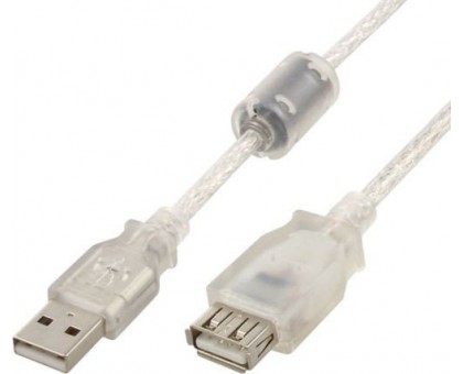 Подовжувач Cablexpert CCF-USB2-AMAF-TR-15, преміум якість USB 2.0 A-папа/A-мама, 4.5 м, з феритовою серцевиною Подовжувач Cablexpert CCF-USB2-AMAF-TR-15, преміум якість USB 2.0 A-папа/A-мама, 4.5 м, з феритовою серцевиною