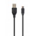 Кабель Cablexpert CCB-USB2-AMmDM-6, преміум якість USB 2.0 A-папа/B-папа,кутовий, 1.8 м.блістер