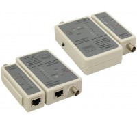 Тестер Cablexpert NCT-1, для RJ45, RG58 кабелів