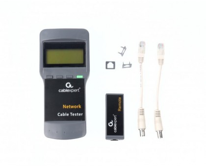 Цифровий тестер Cablexpert NCT-3, для UTP, STP, USB кабелів Цифровий тестер Cablexpert NCT-3, для UTP, STP, USB кабелів