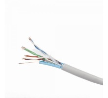 Звита пара,Cablexpert FPC-5004E-L, CAT5e, багатожильна, алюміній під міддю (CCA з AWG24), екранована фольгою, 305 м