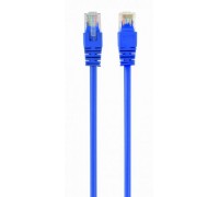 Патч корд Cablexpert PP12-0.5M/B, UTP, категорія. 5E, литий,  50u" штекер із фіксатором, 0.5 м. блакитний