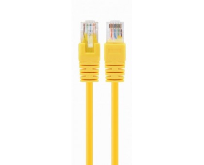 Патч корд Cablexpert PP12-1M/Y, UTP, категорія. 5E, литий, 50u" штекер із фіксатором, 1 м, жовтий Патч корд Cablexpert PP12-1M/Y, UTP, категорія. 5E, литий, 50u" штекер із фіксатором, 1 м, жовтий