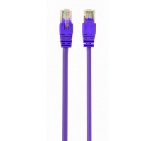 Патч корд Cablexpert PP12-0.25M/V, UTP, категорія. 5E, литий,  50u" штекер із фіксатором, 0.25 м, фіолетовий