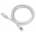 Патч корд Cablexpert PP22-5M, STP, литий, 50u" штекер із фіксатором, 5 м, сірий