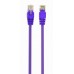 Патч корд Cablexpert Cablexpert PP12-0.5M/V, UTP, категорія. 5E, литий, 50u" штекер із фіксатором, 0.5 м, фіолетовий