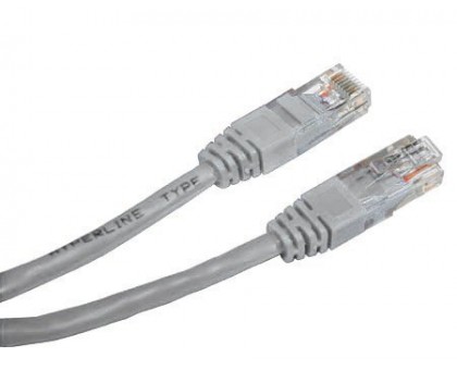Патч корд Cablexpert PP12-1.5M, UTP, категорія. 5E, литий, 50u" штекер із фіксатором, 1.5 м, сірий Патч корд Cablexpert PP12-1.5M, UTP, категорія. 5E, литий, 50u" штекер із фіксатором, 1.5 м, сірий