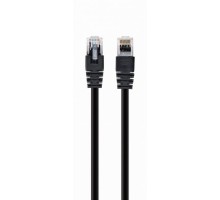 Патч корд Cablexpert PP12-0.25M/BK, UTP, категорія. 5E, литий,  50u" штекер із фіксатором, 0.25 м, чорний