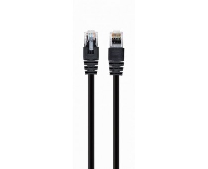 Патч корд Cablexpert PP12-0.25M/BK, UTP, категорія. 5E, литий, 50u" штекер із фіксатором, 0.25 м, чорний Патч корд Cablexpert PP12-0.25M/BK, UTP, категорія. 5E, литий, 50u" штекер із фіксатором, 0.25 м, чорний
