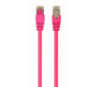Патч корд Cablexpert PP6-0.5M/RO, FTP, категорія. 6, литий,  50u" штекер із фіксатором, 0.5 м, рожевий