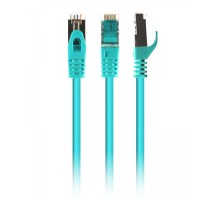 Патч корд Cablexpert PP6A-LSZHCU-G-1M, S/FTP, литий, 50u" штекер із фіксатором, 1,0 м, зелений