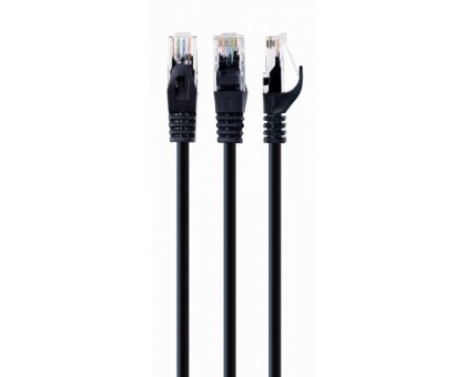 Патч корд Cablexpert PP6U-5M/BK, UTP, категорія. 6, литий, 50u" штекер із фіксатором, 5 м, чорний Патч корд Cablexpert PP6U-5M/BK, UTP, категорія. 6, литий, 50u" штекер із фіксатором, 5 м, чорний