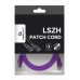 Патч корд Cablexpert PP6A-LSZHCU-V-1M, S/FTP, литий, 50u" штекер із фіксатором, 1,0 м, пурпуровий