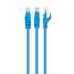 Патч корд Cablexpert PP6U-0.25M/B, UTP, категорія. 6, литий, 50u" штекер із фіксатором, 0.25 м, синій