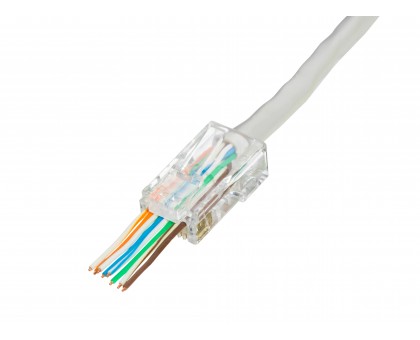Конектор Cablexpert LC-PTF-01/10, 8P8C, CAT-5e, FTP, з наскрізними отворами, позолочені контакти (10 шт) Конектор Cablexpert LC-PTF-01/10, 8P8C, CAT-5e, FTP, з наскрізними отворами, позолочені контакти (10 шт)