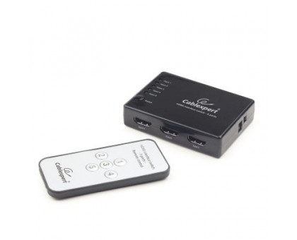 Перемикач HDMI сигналу Cablexpert DSW-HDMI-53, на 5 портів Перемикач HDMI сигналу Cablexpert DSW-HDMI-53, на 5 портів