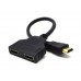 Розгалужувач HDMI сигналу Cablexpert DSP-2PH4-04, на 2 порти HDMI v. 1.4