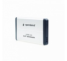 Зовнішня кишеня Gembird EE2-U3S-2-S для 2.5 SATA дисків, USB 3.0, сріблястий
