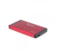 Зовнішня кишеня Gembird EE2-U3S-2-R для 2.5 SATA дисків, USB 3.0, червона