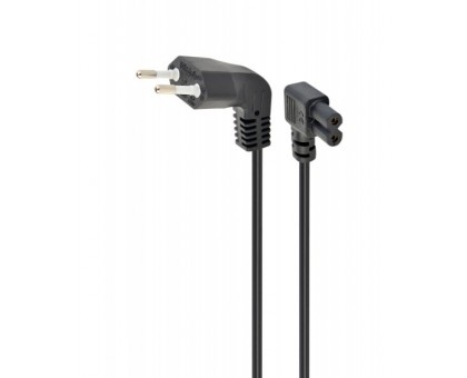 Кабель силовий Cablexpert PC-184L, CEE7/16-C7 (кутовий) довжина 1 м, 2*0.5 мм кв. Кабель силовий Cablexpert PC-184L, CEE7/16-C7 (кутовий) довжина 1 м, 2*0.5 мм кв.