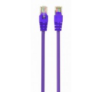 Патч корд Cablexpert PP12-1M/V, UTP, категорія. 5E, литий,  50u" штекер із фіксатором, 1 м, фіолетовий