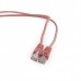 Патч корд Cablexpert PP12-3M/RO, UTP, категорія. 5E, литий, 50u" штекер із фіксатором, 3.0 м, рожевий