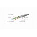 Патч корд Cablexpert PP6-3M/B, FTP, категорія. 6, литий, 50u" штекер із фіксатором, 3 м, синій