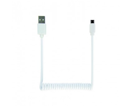 Кабель спіральний Cablexpert CC-mUSB2C-AMBM-6-W USB 2.0 A-папа / Micro B-папа Кабель спіральний Cablexpert CC-mUSB2C-AMBM-6-W USB 2.0 A-папа / Micro B-папа