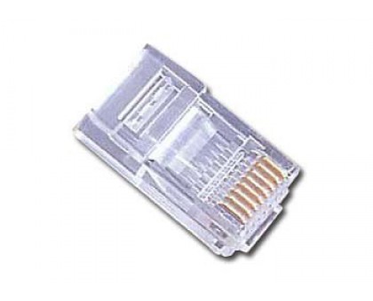 Конектор RJ45 Cablexpert PLUG3UP6/50, 8P8C, позолочені конткати, 50од.