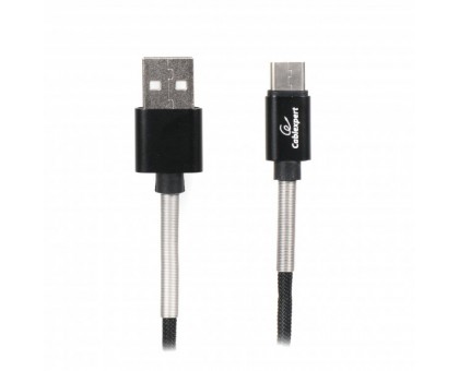 Кабель Cablexpert CCPB-C-USB-06BK, преміум якість USB 2.0 A-тато/C-тато,1 м. Кабель Cablexpert CCPB-C-USB-06BK, преміум якість USB 2.0 A-тато/C-тато,1 м.