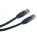 Патч корд Cablexpert PP12-1.5M/BK, UTP, категорія. 5E, литий, 50u" штекер із фіксатором, 1.5 м, чорний