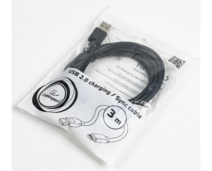 Кабель Cablexpert CC-USB2-AMLM-10, USB 2.0 AM-папа/Lightning, 3.0 м.