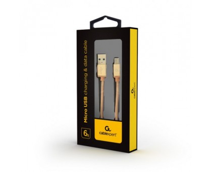 Кабель micro Cablexpert CCB-mUSB2B-AMBM-6-G, USB 2.0 A-вилка/Micro B-вилка, 1.8 м. Кабель micro Cablexpert CCB-mUSB2B-AMBM-6-G, USB 2.0 A-вилка/Micro B-вилка, 1.8 м.
