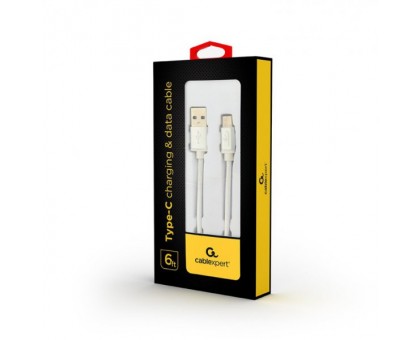 Кабель Cablexpert CCB-mUSB2B-AMCM-6-S, USB 2.0, A-тато/Type-C, 1.8 м, з обплетенням та металевими роз'ємами Кабель Cablexpert CCB-mUSB2B-AMCM-6-S, USB 2.0, A-тато/Type-C, 1.8 м, з обплетенням та металевими роз'ємами