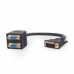 Розгалужувач DVI сигналу Cablexpert A-DVI-2VGA-01, на 2 порти VGA
