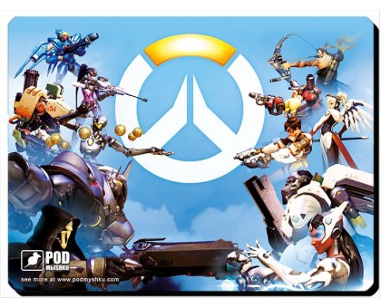 Килимок для мишки Podmyshku Overwatch, ігровий , тканина, розмір S