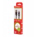 Кабель Cablexpert CCPB-C-USB-10BK, преміум якість USB 2.0 A-тато/C-тато,1 м.