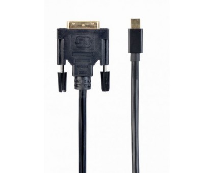 Кабель-перехідник Cablexpert CC-mDPM-DVIM-6, Mini DisplayPort вилка / DVI вилка, 1.8 м Кабель-перехідник Cablexpert CC-mDPM-DVIM-6, Mini DisplayPort вилка / DVI вилка, 1.8 м