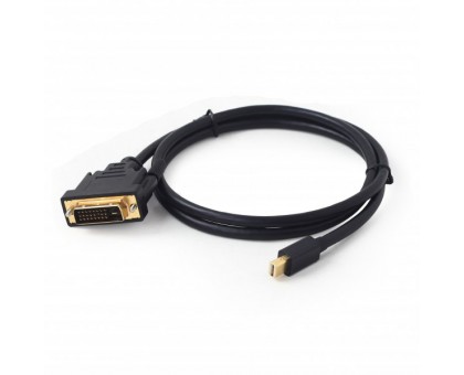 Кабель-перехідник Cablexpert CC-mDPM-DVIM-6, Mini DisplayPort вилка / DVI вилка, 1.8 м Кабель-перехідник Cablexpert CC-mDPM-DVIM-6, Mini DisplayPort вилка / DVI вилка, 1.8 м
